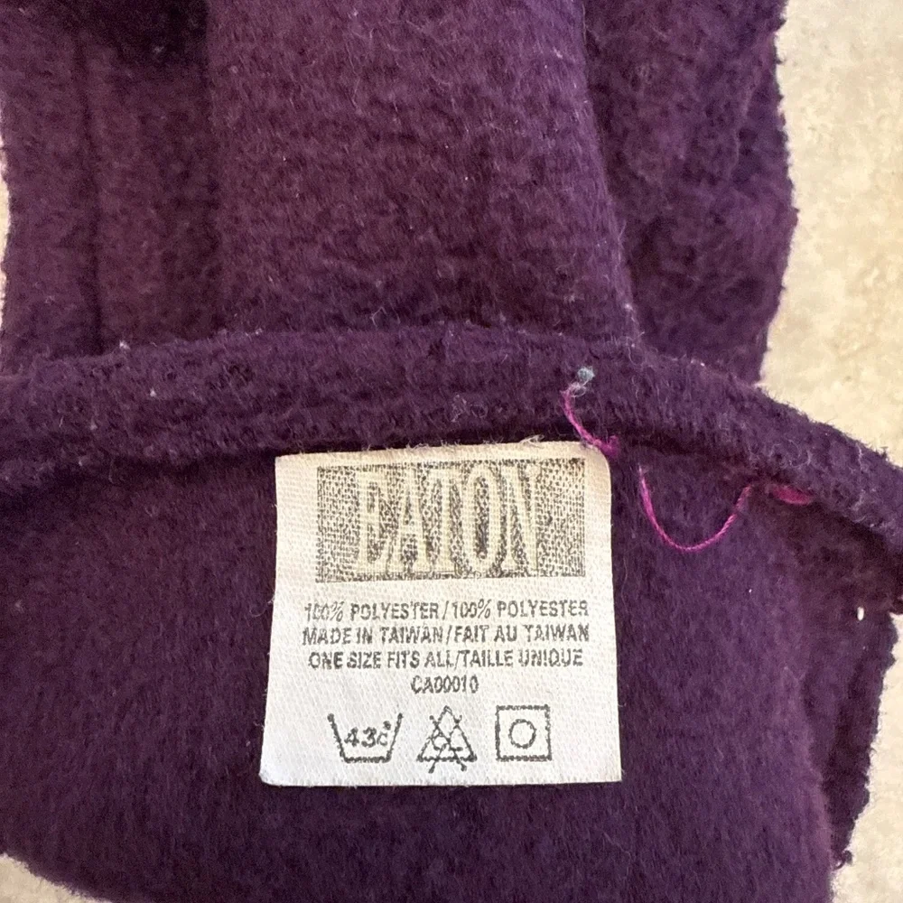 Fleece headband and glove set